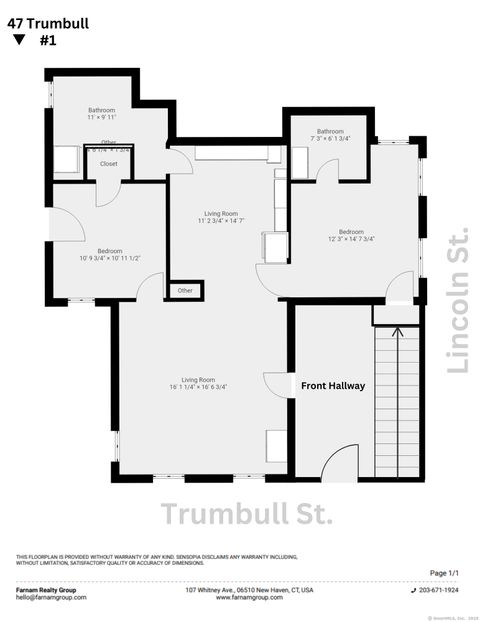 Tiny photo for 47 Trumbull Street, New Haven, CT 06510 (MLS # 24135762)