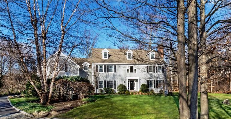 Photo 1 of 55 Running Brook Lane, New Canaan, Connecticut, $2,250,000, Web #: 99128994