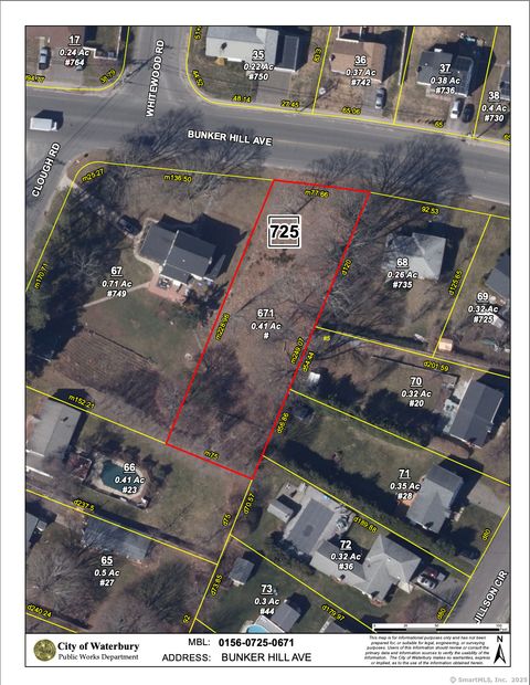 Tiny photo for Bunker Hill Avenue, Waterbury, CT 06701 (MLS # 24133792)