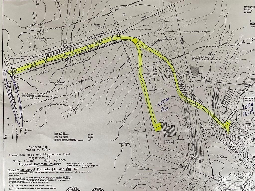Lot#16A Highmeadow Road, Watertown, Connecticut image 3