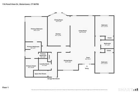 Tiny photo for 116 Pond View Drive, Watertown, CT 06795 (MLS # 24200345)