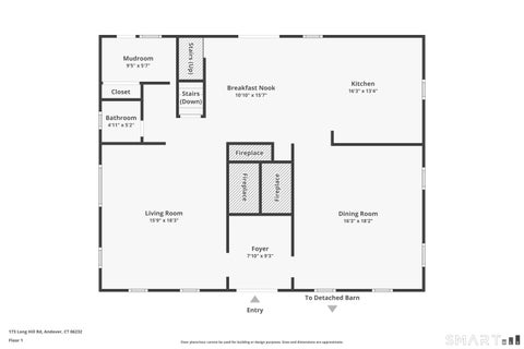 Tiny photo for 173 Long Hill Road, Andover, CT 06232 (MLS # 24180906)