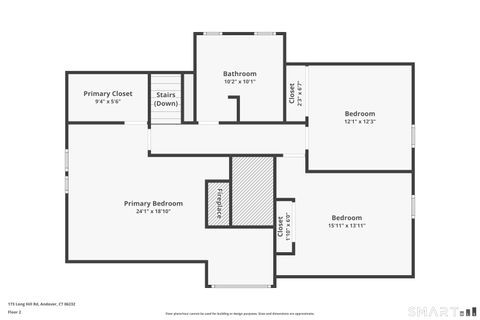 Tiny photo for 173 Long Hill Road, Andover, CT 06232 (MLS # 24180906)