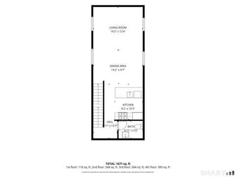 Tiny photo for 1385 Washington Boulevard #8, Stamford, CT 06902 (MLS # 24197789)