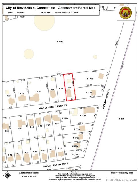 Tiny photo for 19 Maplehurst Avenue, New Britain, CT 06053 (MLS # 24158492)