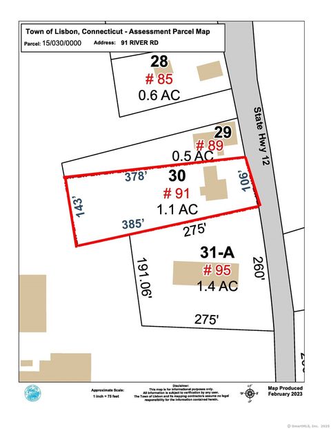 91 River Road Lisbon CT 06351