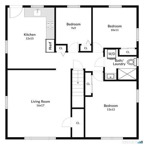 Tiny photo for 22 Hackett Circle N #2nd Fl., Stamford, CT 06906 (MLS # 24152598)