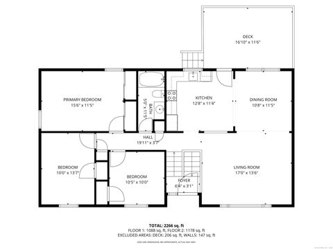 Tiny photo for 194 Maple Hill Road, Naugatuck, CT 06770 (MLS # 24137425)