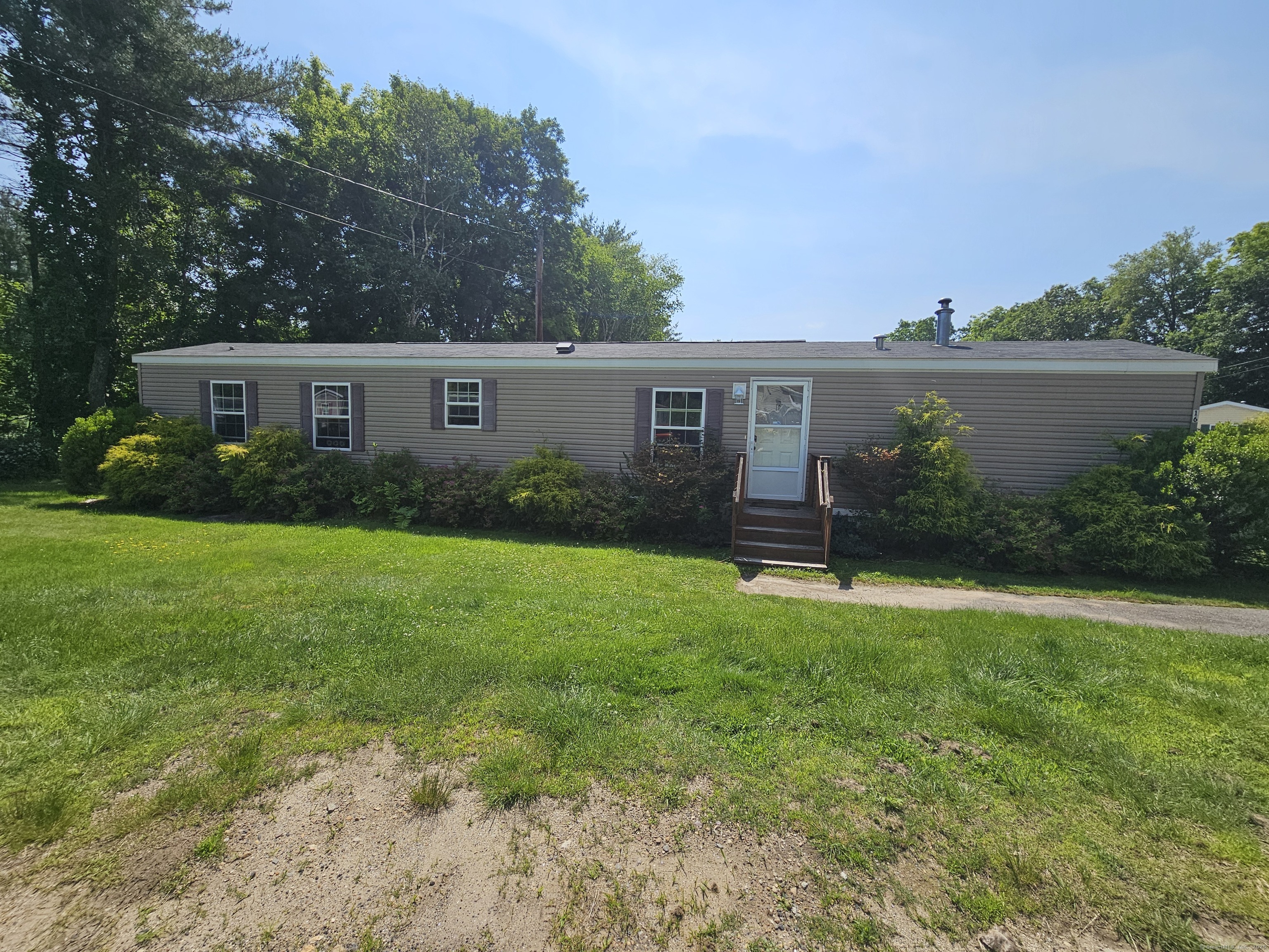 Property for Sale at Chaffeeville Road Trlr 16, Mansfield, Connecticut - Bedrooms: 2 
Bathrooms: 2 
Rooms: 4  - $119,000
