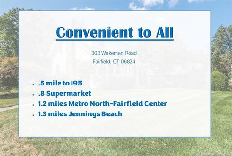 Tiny photo for 303 Wakeman Road, Fairfield, CT 06824 (MLS # 24153331)