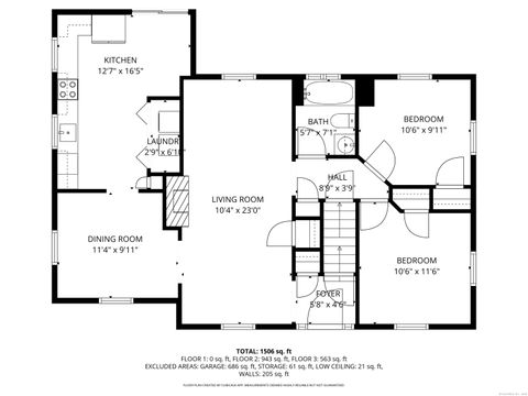 Tiny photo for 46 S King Street, Danbury, CT 06811 (MLS # 24137098)