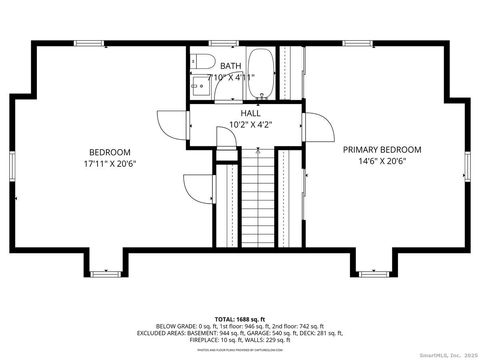 Tiny photo for 95 Ridgewood Road, Ridgefield, CT 06877 (MLS # 24129532)