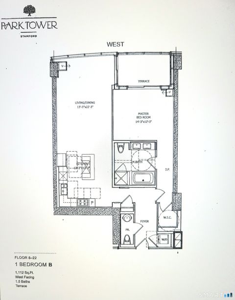 Tiny photo for 1 Broad Street #12B, Stamford, CT 06901 (MLS # 24181035)