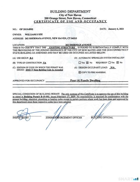 Tiny photo for 262 Sherman Avenue, New Haven, CT 06511 (MLS # 24150183)