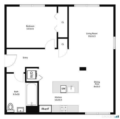 Tiny photo for 881 Lafayette Boulevard #4N, Bridgeport, CT 06604 (MLS # 24152908)