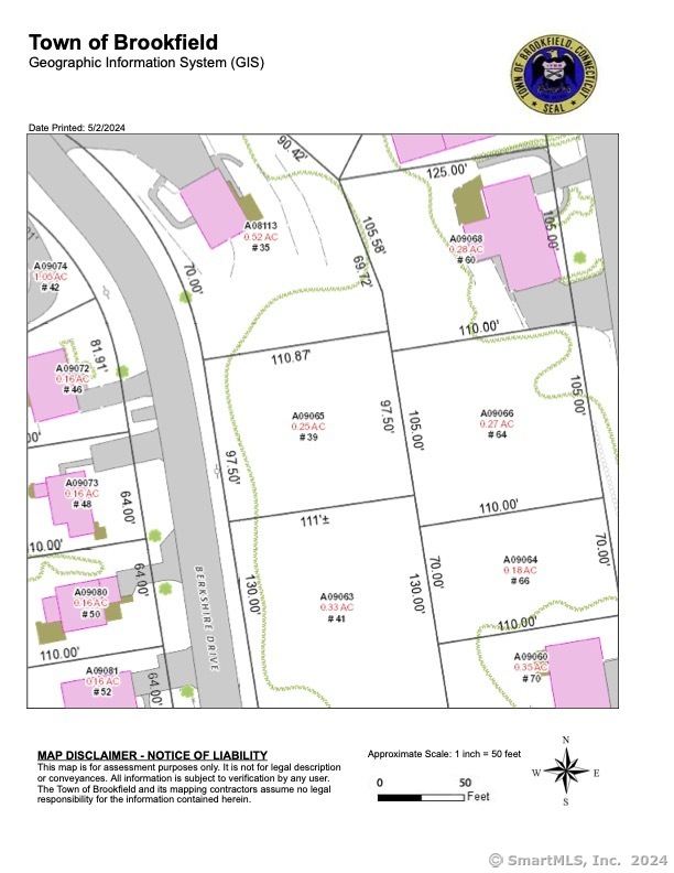 Brookfield, Connecticut 06804, United States, ,Land,Pending,58744
