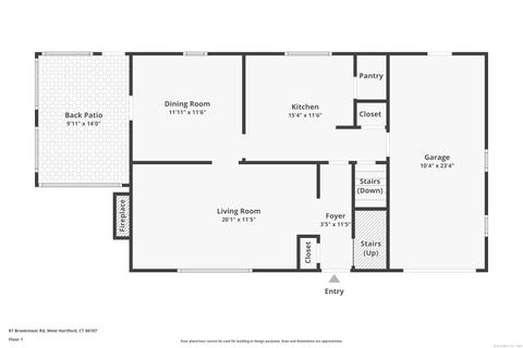 Tiny photo for 81 Brookmoor Road, West Hartford, CT 06107 (MLS # 24137999)
