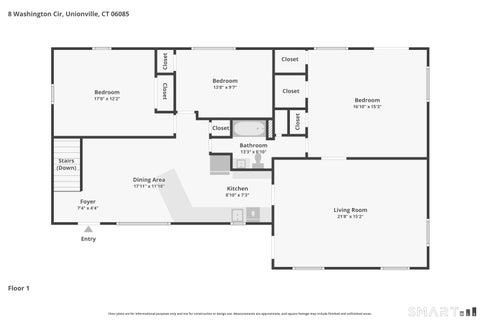 Tiny photo for 8 Washington Circle, Farmington, CT 06085 (MLS # 24186826)