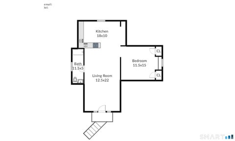 Tiny photo for 150 A Lonetown Road, Redding, CT 06896 (MLS # 24195655)