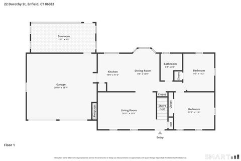Tiny photo for 22 Dorothy Street, Enfield, CT 06082 (MLS # 24170423)