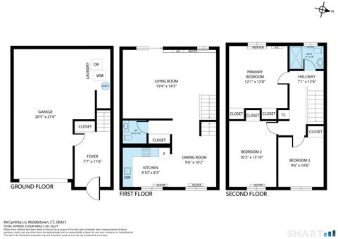 Tiny photo for 94 Cynthia Lane #APT A6, Middletown, CT 06457 (MLS # 24155220)