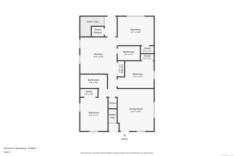 Tiny photo for 99 Union Street, Manchester, CT 06042 (MLS # 24137297)