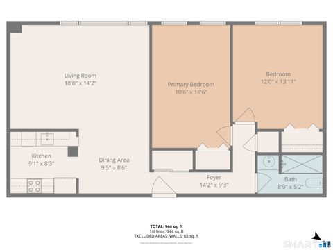 Tiny photo for 292 Pequot Avenue #2N, New London, CT 06320 (MLS # 24163466)