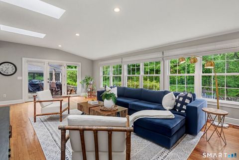 Tiny photo for 596 Silvermine Road, New Canaan, CT 06840 (MLS # 24165375)
