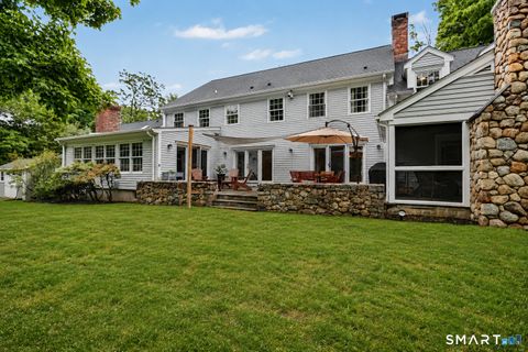 Tiny photo for 596 Silvermine Road, New Canaan, CT 06840 (MLS # 24165375)
