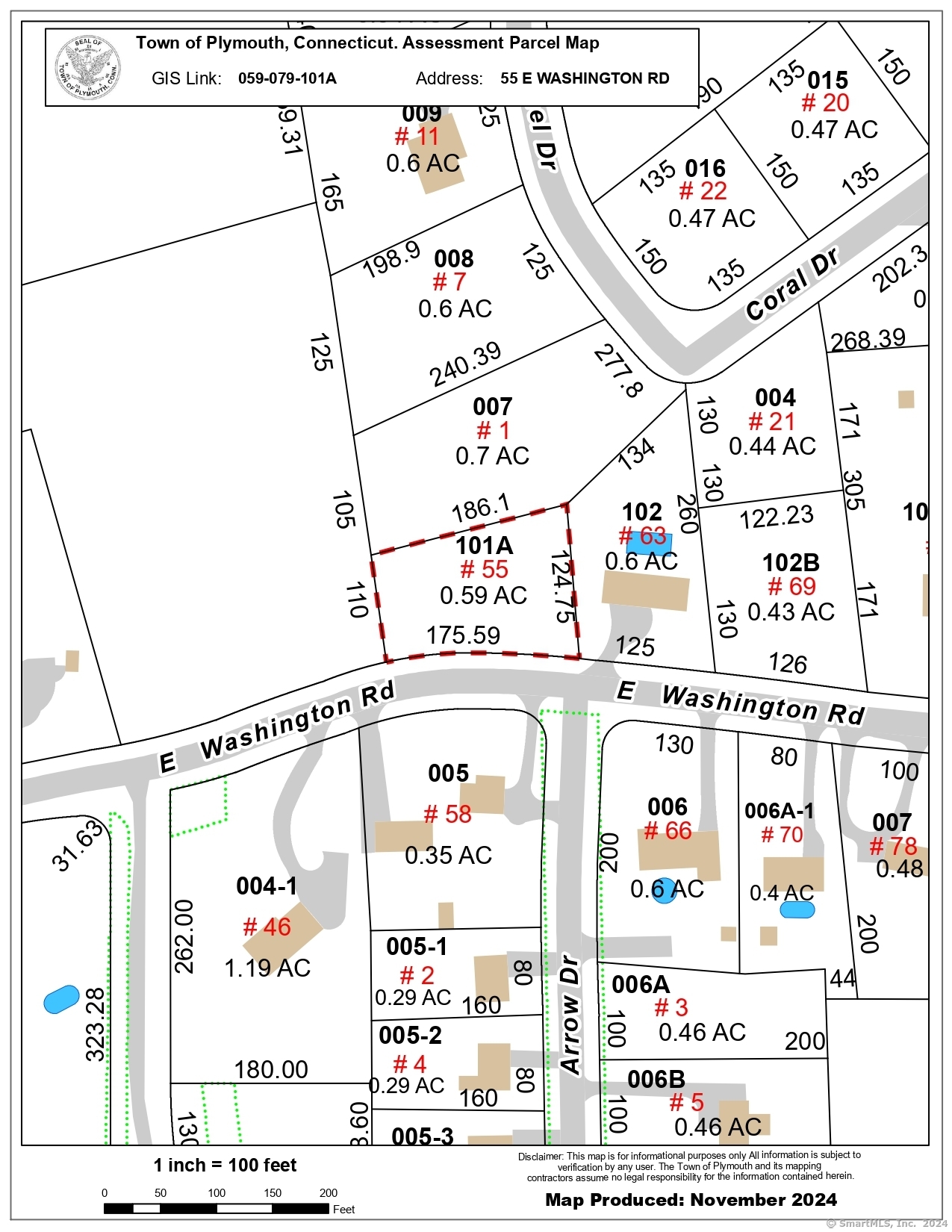 Property for Sale at E Washington Road, Plymouth, Connecticut -  - $59,900