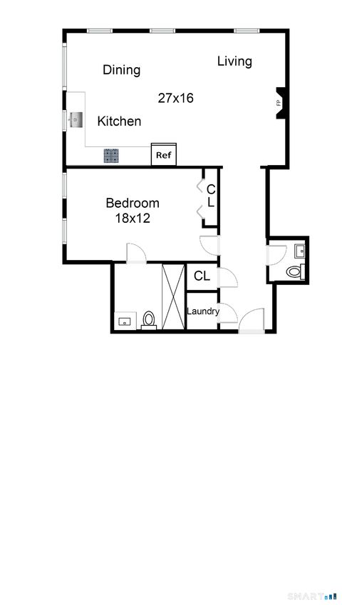 Tiny photo for 1958 Post Road #2B, Darien, CT 06820 (MLS # 24147569)