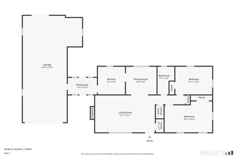 Tiny photo for 189 Bee Street, Meriden, CT 06450 (MLS # 24173900)
