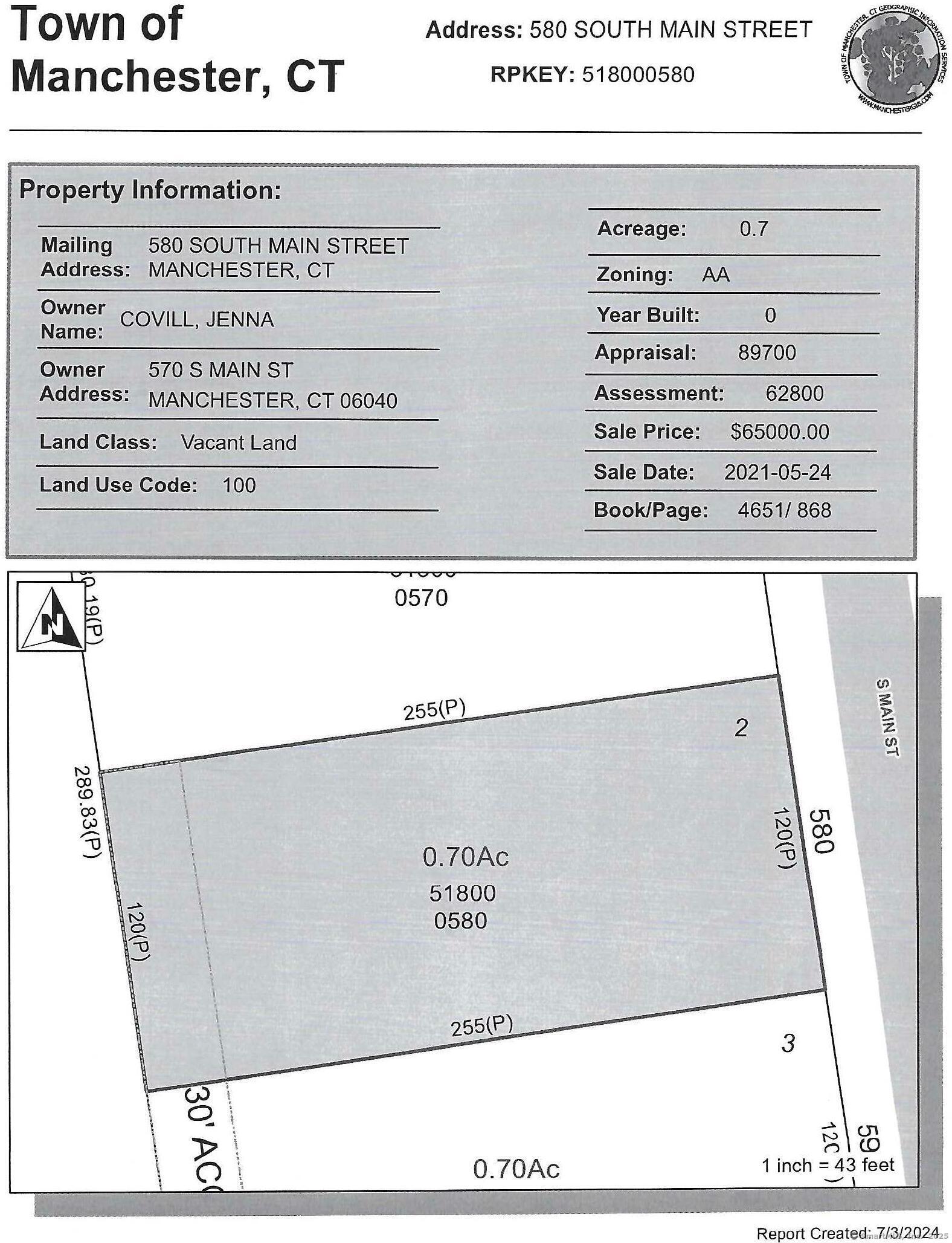 580 South Main Street