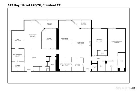 Tiny photo for 143 Hoyt Street #7F, Stamford, CT 06905 (MLS # 24211341)