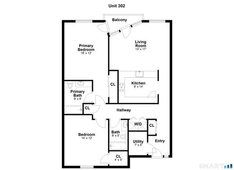 Tiny photo for 3250 Fairfield Avenue #APT 302, Bridgeport, CT 06605 (MLS # 24145480)