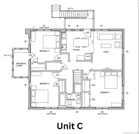 Tiny photo for 141 Bridge Street #Apt. C, Middletown, CT 06457 (MLS # 24140904)