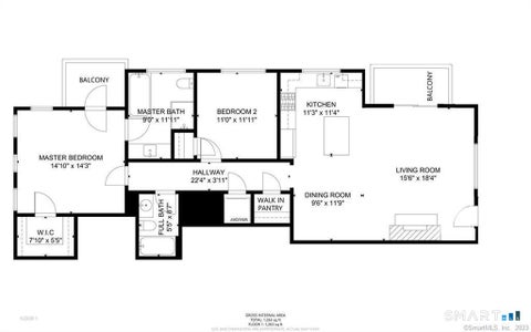 Tiny photo for 130 Post Road W #Penthouse, Westport, CT 06880 (MLS # 24216137)