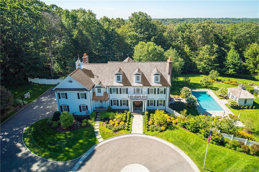 Photo 1 of 163 Woodridge Circle, New Canaan, Connecticut, $3,350,000, Web #: 170384157