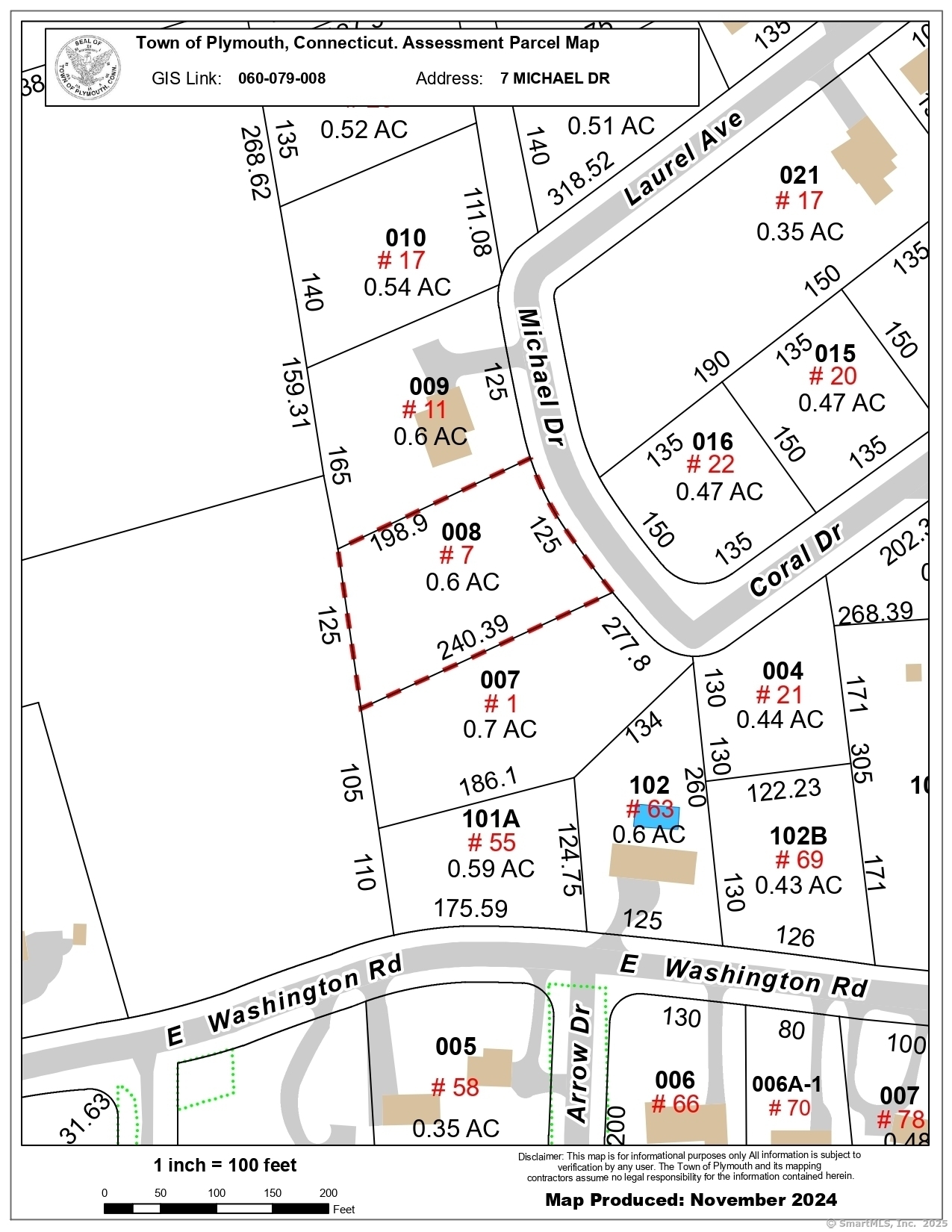 Photo 1 of Michael Drive, Plymouth, Connecticut, $74,900, Web #: 24074959