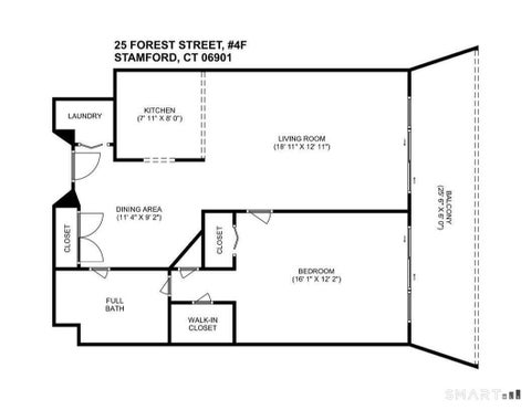 Tiny photo for 25 Forest Street #4F, Stamford, CT 06901 (MLS # 24212889)