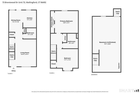 Tiny photo for 73 Brentwood Drive #73, Wallingford, CT 06492 (MLS # 24198272)