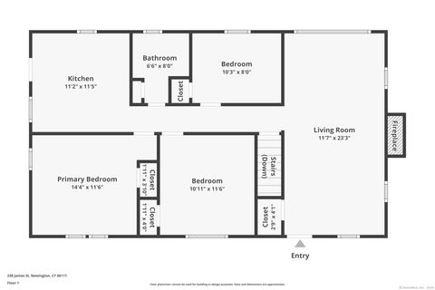 Tiny photo for 238 James Street, Newington, CT 06111 (MLS # 24161418)