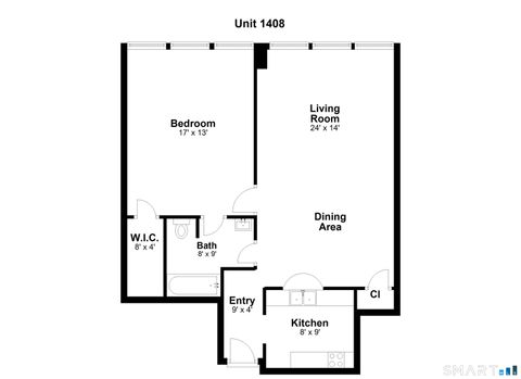 Tiny photo for 127 Greyrock Place #APT 1408, Stamford, CT 06901 (MLS # 24155153)