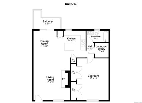 Tiny photo for 2437 Bedford Street #C13, Stamford, CT 06905 (MLS # 24132504)