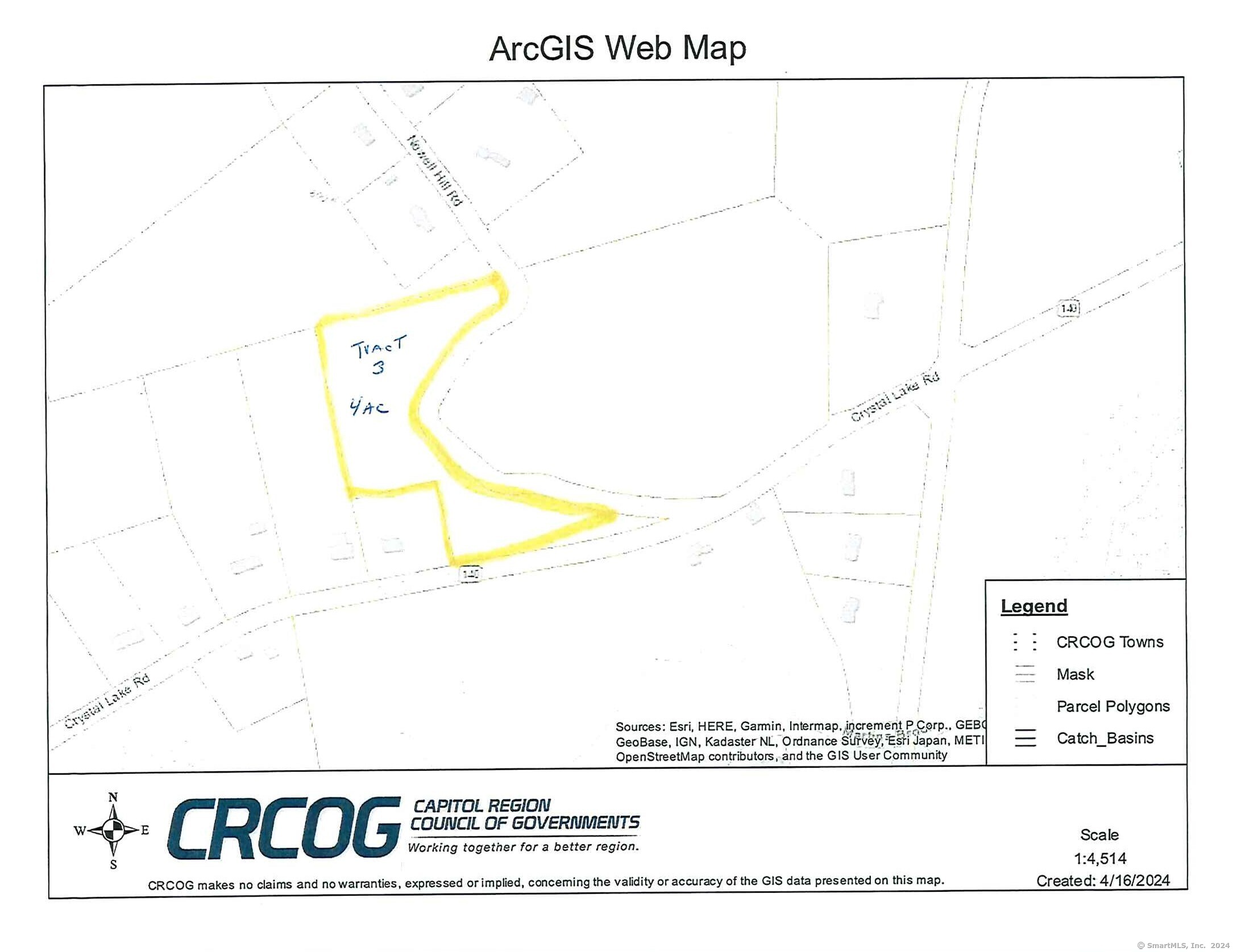 Crystal Lake Road, Ellington, Connecticut -  - 