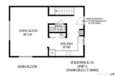 Tiny photo for 15 Renwick Street #2, Stamford, CT 06902 (MLS # 24169150)