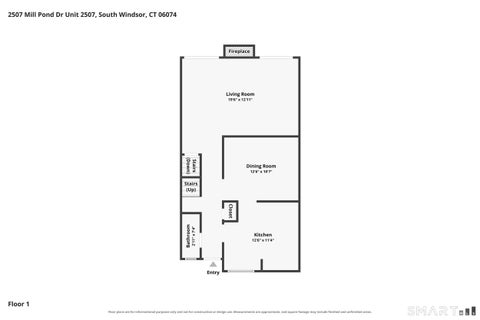 Tiny photo for 2507 Mill Pond Drive #2507, South Windsor, CT 06074 (MLS # 24216960)