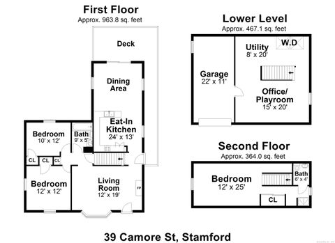 Tiny photo for 39 Camore Street, Stamford, CT 06905 (MLS # 24137949)