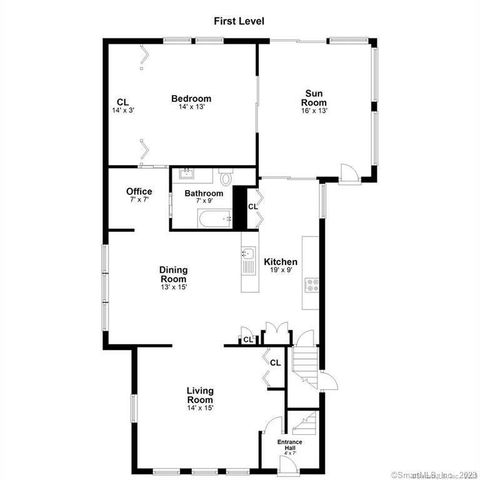 Tiny photo for 826 Oldfield Road #1st Fl+2nd Fl+3rd Fl, Fairfield, CT 06824 (MLS # 24137430)