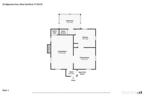 Tiny photo for 33 Edgemere Avenue, West Hartford, CT 06110 (MLS # 24196020)